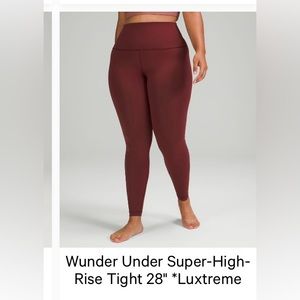 Lululemon Wunder Under Leggings
